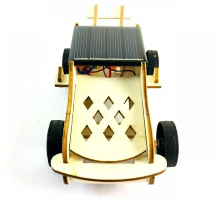 Cytron DIY Solar Powered Wooden Car STEM Kit