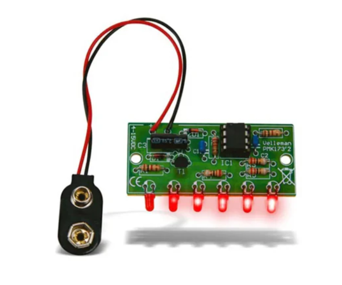 Velleman MINI-6-LED CHASER Welding Kit