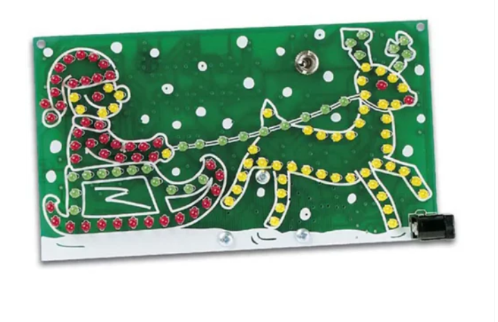 Reindeer and Santa Claus Soldering Kit