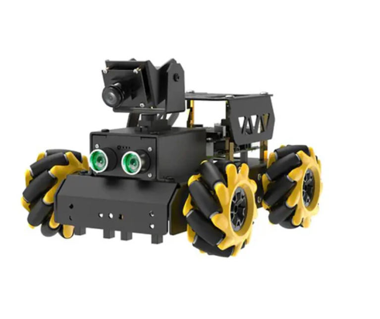 Hiwonder TurboPi Raspberry Pi Omni Mecanum Wheel Robot Car Kit with Camera, Open Source Python for Beginners (RPi 4B Not Included)