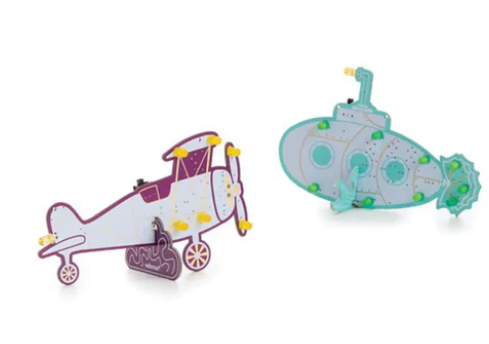 Whadda Vintage Submarine and Biplane Welding Kit (WSL22SET2)