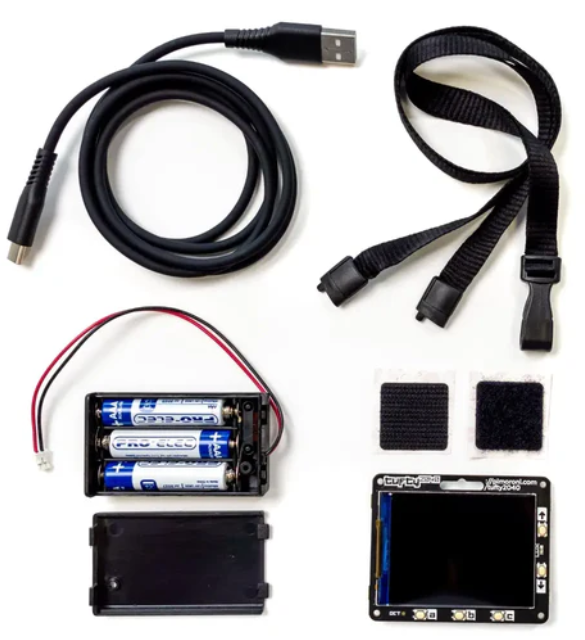 Tufty 2040 프로그래밍 배지(액세서리 키트 포함)